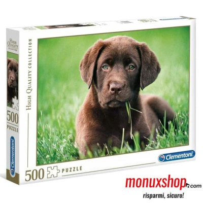 35072 CLEMENTONI CHOCOLATE PUPPY PUZZLE DA 500 PEZZI HIGH QUALITY - Immagine 1 di 2