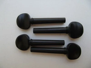 Ebony Viola pegs, 4 pieces - Picture 1 of 2
