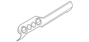 Cubierta de moldura genuina Ford, JR3Z-6304338-ME nueva caja sellada pieza OEM nueva venta - Imagen 1 de 3