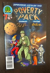 POVERTY PACK #1 (Afrostache Comics 2011) -- Independent -- SIGNED X 2 - Picture 1 of 2