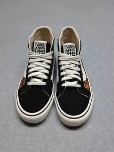 Vans Off the Wall Women's Shoes Size 5.5 Suede Black/ Tiger Stripped Sneakers - Picture 1 of 8