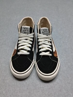 Vans Off the Wall Women's Shoes Size 5.5 Suede Black/ Tiger Stripped Sneakers - Image 1 of 4