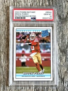 SER /4094 PSA 10 2022-2023 PANINI INSTANT BROCK PURDY RATED ROOKIE RC RETRO RR44 - Picture 1 of 2