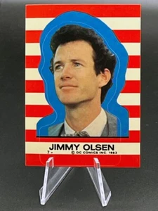 1983 Topps DC Comics Superman Sticker Jimmy Olsen #7 Marc McLure - Picture 1 of 2