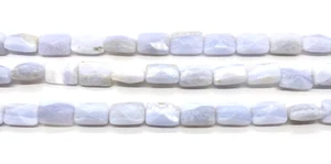 Natural Blue Chalcedony ROUND ROUNDELLE OVAL SQAURE CHIP NUGGET Approx. 15.5 in. - Picture 1 of 8