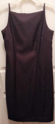 EUC Amanda Smith Moleskin Strap Dress-Brown Muted Animal Print-Women's Size 6 - Image 1 of 4