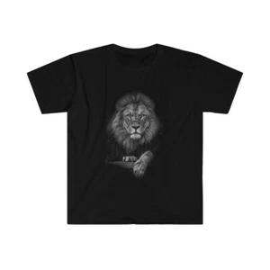 Unisex Lion Softstyle T-Shirt - Picture 1 of 3