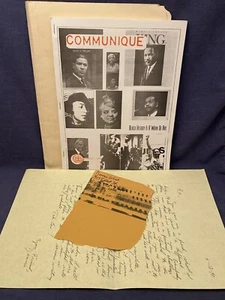 1990 Lettera Charles Dutton Dennis Wise Comunicato NAACP The Roc Afroamericano - Foto 1 di 6