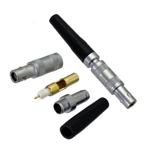 Conector C5 FFA.00S 1 PIN para transductores detectores de defectos ultrasónicos RG174 RG316 - Imagen 1 de 4