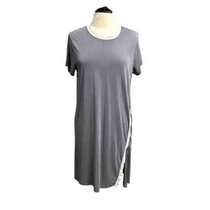Another Love Women’s Gray Short Sleeve Dress Size Medium - Picture 1 of 10