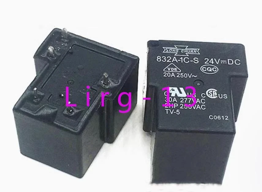 2pcs new Matsukawa 832A-1C-S relay 5 pin 24VDC - Image 1 of 1