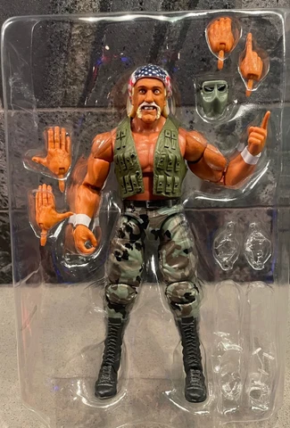 Mattel WWE Elite Summer Slam 2023 Hulk Hogan 6" Loose Action Figure Camo Cover