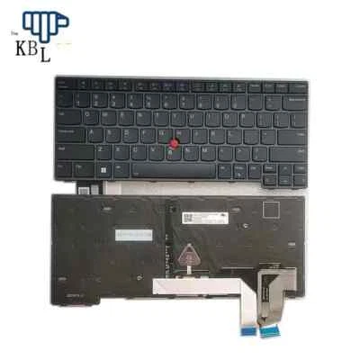 Original New Backlight US Layout For IBM Thinkpad T14 Gen3 Black Laptop Keyboard - Image 1 of 4