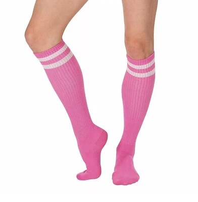 Носки до колена Pink Team Spirit, одежда аксессуары одна пара носки осведомленности - Изображение 1 из 2