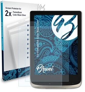 Bruni 2x film de protection pour PocketBook couleur lune argent protection d'écran - Photo 1/8