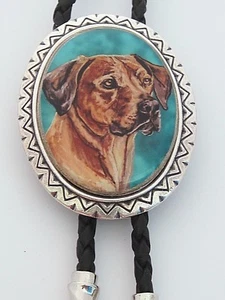 Rhodesian Ridgeback Dog Classic Bolo Tie - Picture 1 of 4