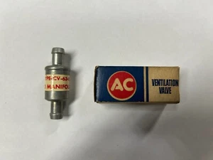 1961-1963 Studebaker Car V8 2 Bbl. Nos AC PCV Valve CV634C 6422810 - Picture 1 of 2