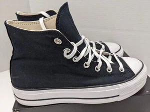 Converse Chuck Taylor All Star Lift Platform High Top WOMEN'S SIZE 9 Black - Picture 1 of 18