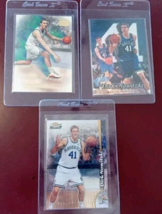 Lot Of 6 Dirk Nowitzki RC Rookies 1998 Flair Showcase Row 2 Finest Skybox Ionix - Picture 1 of 4
