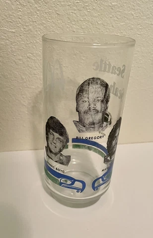 McDonalds 1979 Seattle Seahawks Glass Dennis Boyd, Bill Gregory, Manu Tuiasosopo Cover