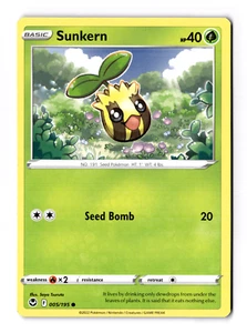 Sunkern 005/195 Swsh12: Sword & Shield - Silver Tempest Regular - Picture 1 of 3