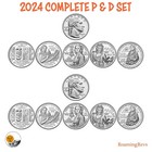 2024 P D AMERICAN WOMEN QUARTERS --10 COIN SET *SUBSCRIPTION*