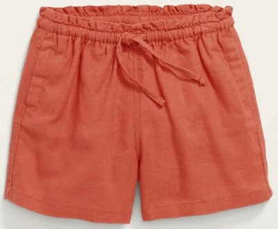 OLD NAVY Girls Shorts Linen Blend Pull On ▪︎Size 2T▪︎ NWT - Image 1 of 2