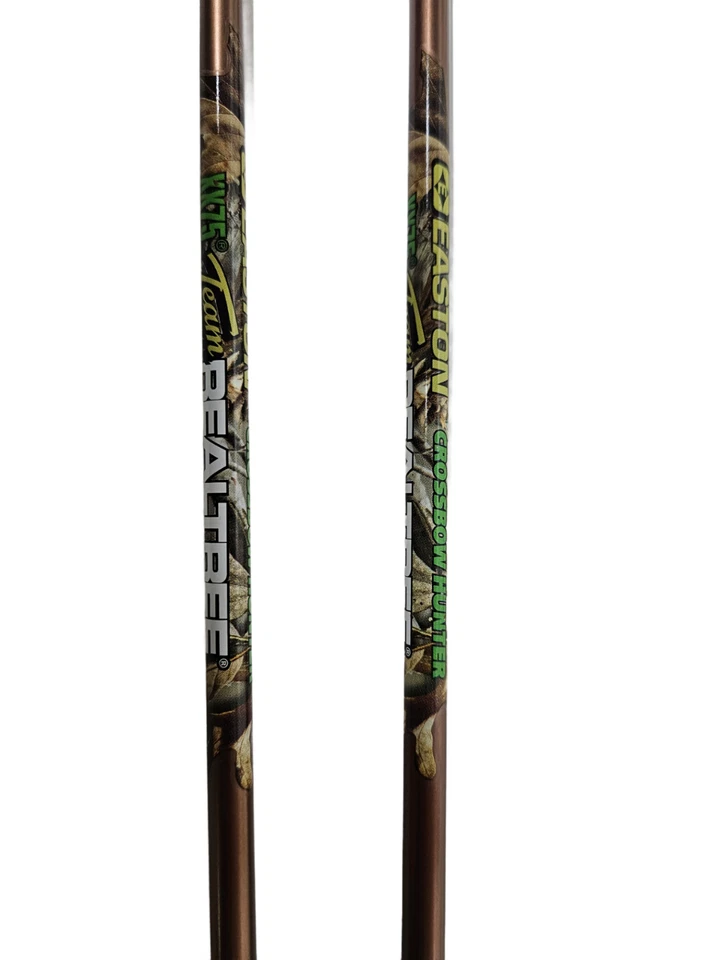 Easton 2216 Aluminum Crossbow XX75 Camo Hunter Bolts Raw Shafts (6pk) - Image 1 of 1