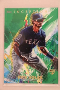 2020 Topps Inception Green Parallel Nick Solak #67 Rangers - Picture 1 of 1