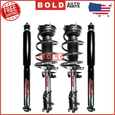FCS 2 Front Complete Struts & 2 Rear Shocks Set 4PCS Fits 2005-2010 Ford Mustang - Image 1 of 3