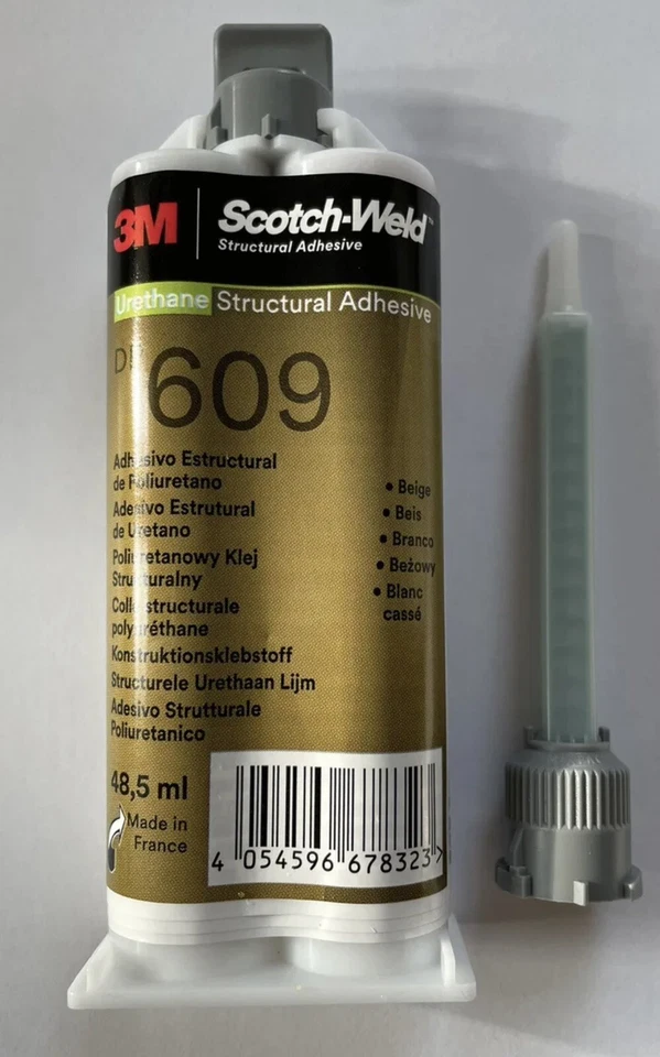 Adhesivo de soldadura escocesa 3M 609 DPHigh, epoxi, rendimiento NS beige uretano - Imagen 1 de 1