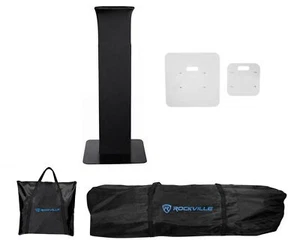 (1) Rockville RTP32B Black or White Totem Moving Head Light Stand+Scrims+Bag - Picture 1 of 12