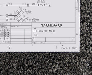 Volvo Wheel Loader L220H Electrical Wiring Diagram Manual