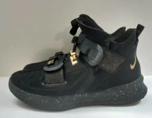 Nike LeBron Soldier XIII 13 By You ID Mens Size 9 Black Red Bred CJ5612-991 - Picture 1 of 12