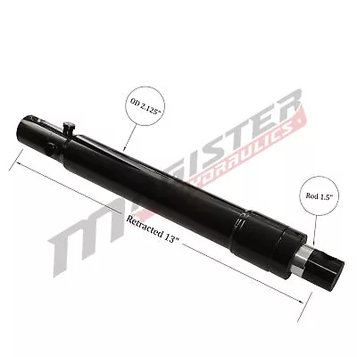 Snow Plow Cylinder 1.5" Bore 6" Stroke Snowplow replacement on Western Brand NEW - Image 1 of 4