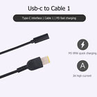 USB Type C Female to 11x4.5mm DC Connector PD Charger Adapter for Lenovo Laptop
