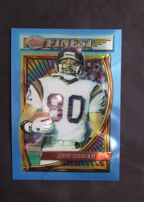 1994 Topps Finest - Base, Cris Carter #66...NM / M - Image 1 of 2