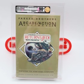 Atari STAR WARS RETURN OF THE JEDI DEATH STAR BATTLE VGA GRADED 90+ UNCIRCULATED