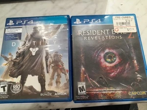 2 fundas originales PS4 Ganes Resident Evil 2 y Destiny buen estado usadas - Imagen 1 de 9