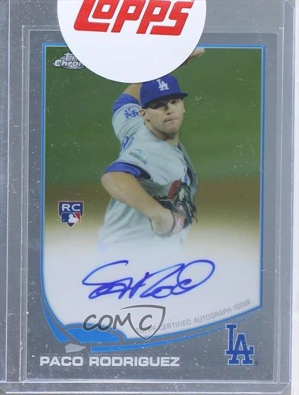 2013 Topps Chrome Rookie Auto Paco Rodriguez #182 Auto RC - Image 1 of 2