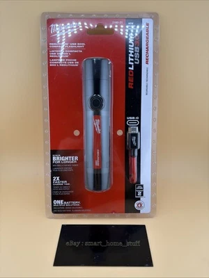 Milwaukee 2160-21 Redlithium USB - C Rechargeable Compact Flashlight BRAND NEW! - Image 1 of 4