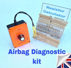 KIT DE DETECCIÓN DE FALLAS RESISTENCIA AIRBAG Reparación Airbag LUZ Fot mot test - Imagen 1 de 11