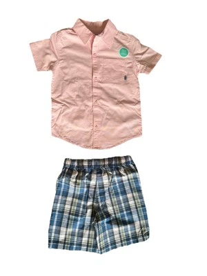 Carters Boys 4T 100 % Cotton Shirt / Shorts Set  NWT - Image 1 of 4