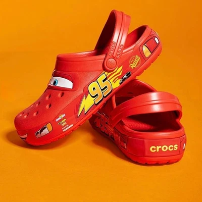 NWT!! CROCS Lightning McQueen Disney Unisex Adult Cars Crocs Pixar Men's 13 - Image 1 of 4