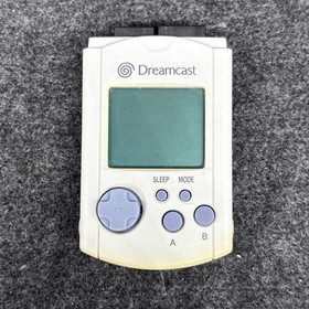 OEM Authentic White Dreamcast VMU - Acceptable Condition Tested No Batteries