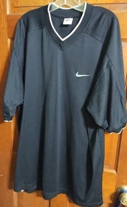 NIKE Herren Trikot schwarz voll atmungsaktiv SS, gesticktes Logo, Größe XXL, 2XL - Bild 1 von 2