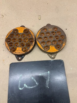 ВИНТАЖНЫЙ CAT EYE ЯНТАРНЫЙ ЖЕЛТЫЙ ОТРАЖАТЕЛЬ ARROWLITE МОДЕЛЬ 417 MARBLES RATROD PROJEC - Изображение 1 из 4