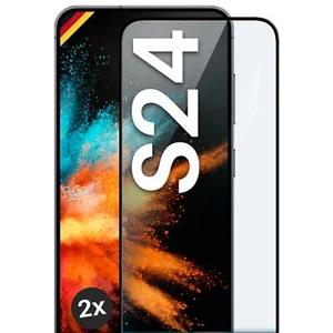 2x Panzerfolie für Samsung Galaxy S24 Echt Glas Full Screen Cover Schutzglas - Afbeelding 1 van 7