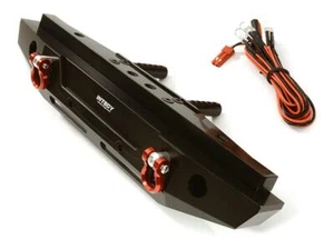 Black Realistic Rear Alloy Bumper with LED for Traxxas TRX-4 with 43mm Mount - Picture 1 of 1