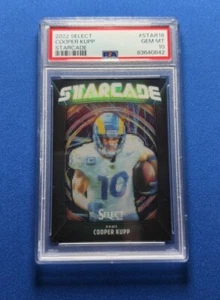 2022 Panini Select Football Starcade Prizm #STAR-18 - Cooper Kupp PSA 10 - Picture 1 of 2